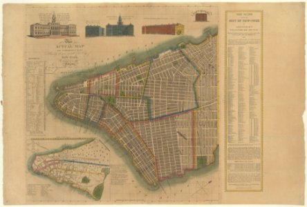The City of New York- Longworth's Explanatory Map and Plan MET DP216131