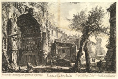 The Arch of Titus (Veduta dell'Arco di Tito) MET DP828223