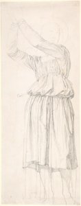 The Archangel Raphael (Study for a stained-glass window in the chapel of Notre-Dame de la Compassion-Saint-Ferdinand, Neuilly) MET DP806767