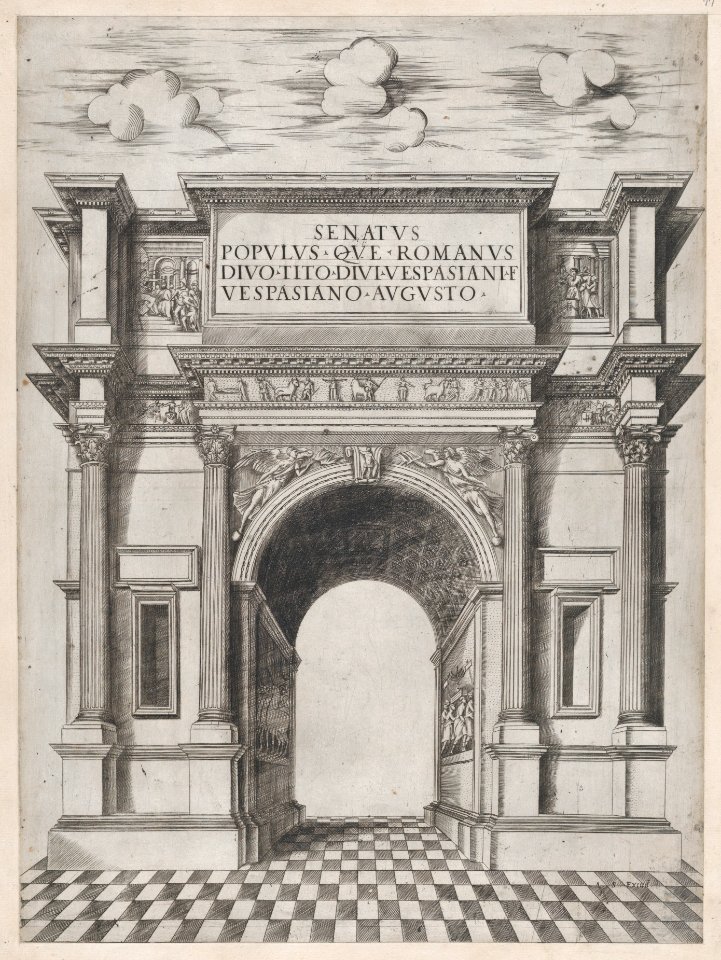 The Arch of Titus Speculum Romanae Magnificentiae) MET DP870482