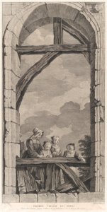 The Chapel of the Enfants-Trouvés in Paris- Religieuse et petites filles regardant la crèche MET DP876582