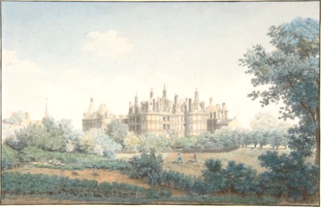 The Château of Chambord Seen from the Southwest MET DP807087