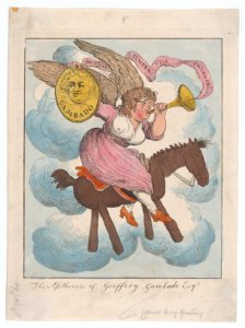 The Apotheosis of Geoffery Gambade Esqr MET DP873901