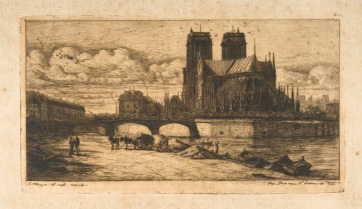 The Apse of Notre-Dame, Paris MET DP813395