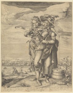 The Archer and the Milkmaid MET DP214889
