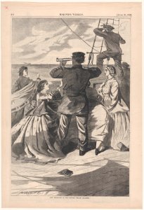 The Approach of the British Pirate "Alabama" (Harper's Weekly, Vol. VII) MET DP875229
