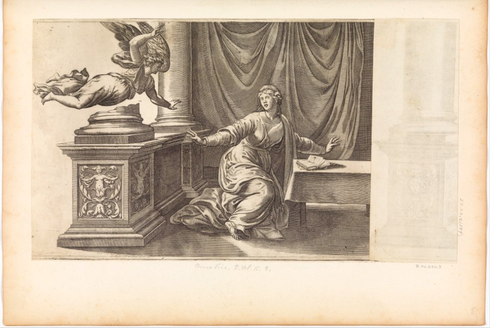 The Annunciation with Flying Angel MET DP269633