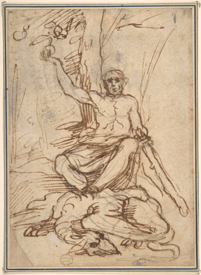 The Apples of the Hesperides- part of a cycle depicting the Labors of Hercules MET DP802200