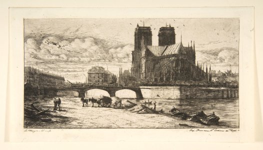 The Apse of Notre-Dame, Paris MET DP813394