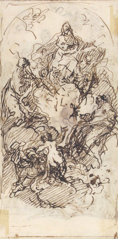 The Apotheosis of Saint Mark (recto and verso) MET 1993.158 VERSO