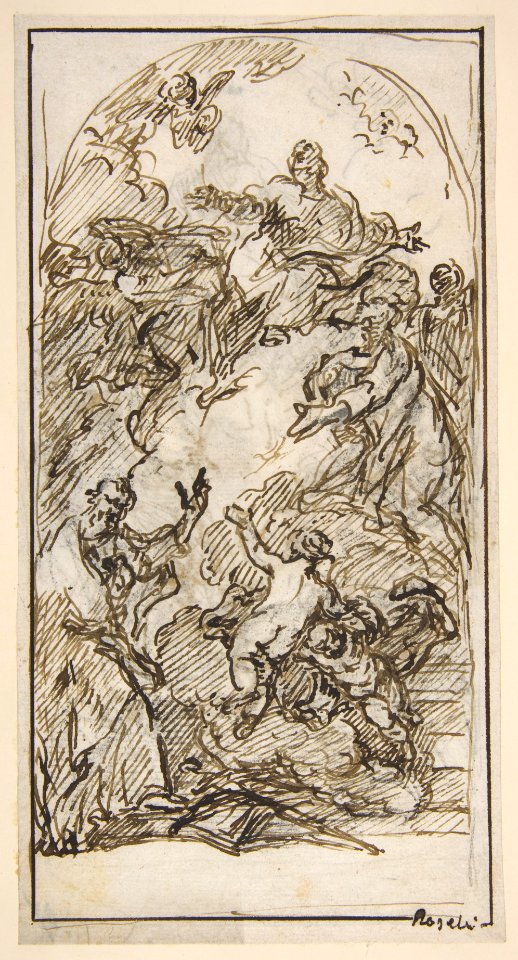 The Apotheosis of Saint Mark (recto and verso) MET DP811373