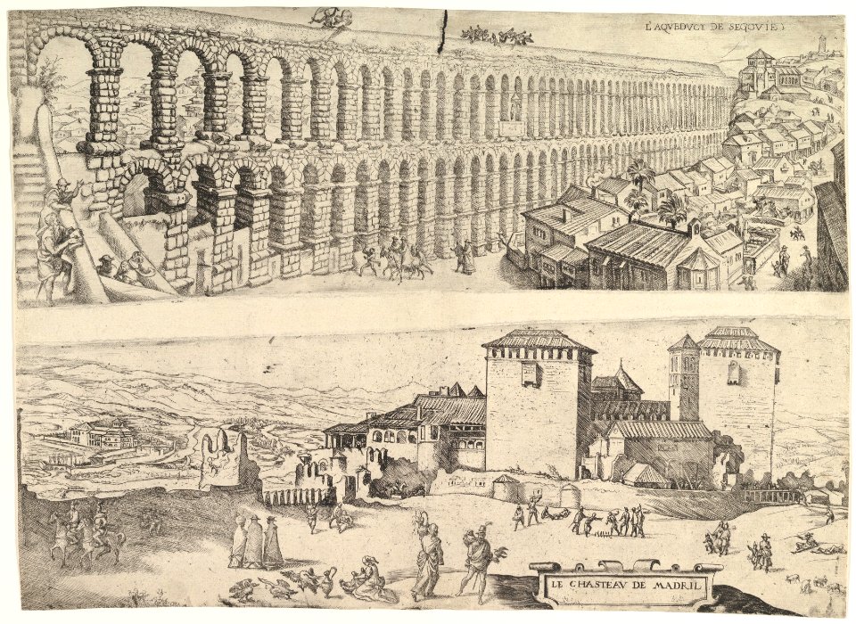 The Aqueduct at Segovia and The Castle of Madrid MET DP822096