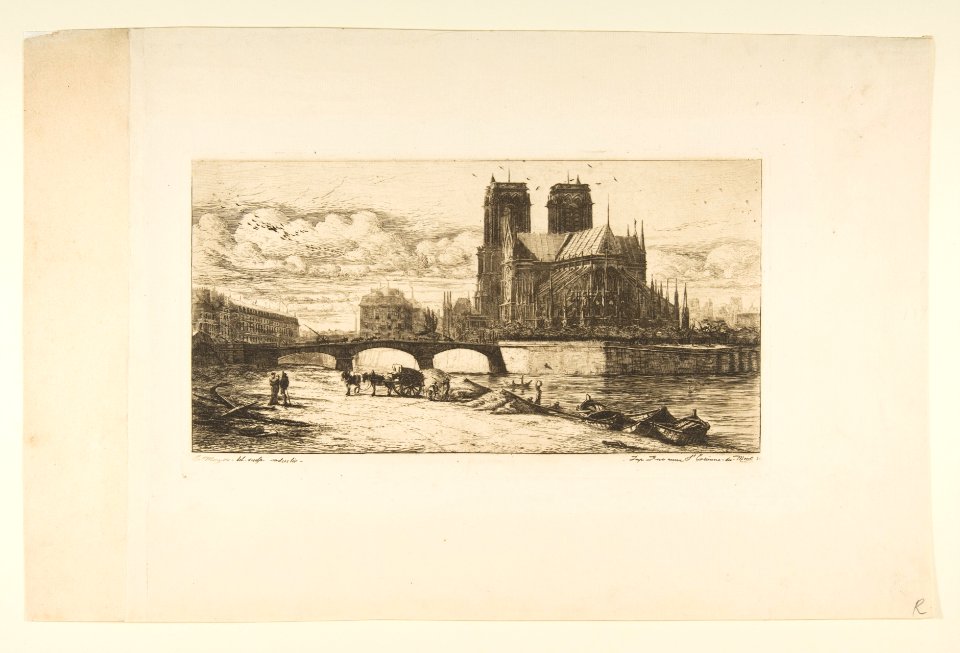 The Apse of Notre-Dame, Paris MET DP813397