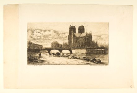 The Apse of Notre-Dame, Paris MET DP813397