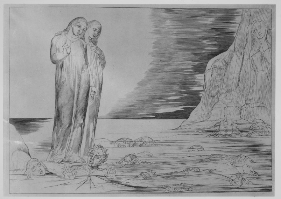 The Circle of Traitors- Dante's Foot Striking Bocca degli Abbate, from Dante's Inferno, Canto XXXII MET MM1917