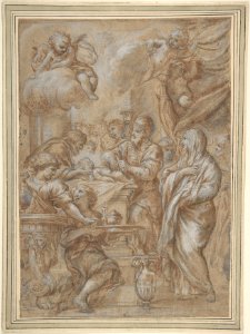 The Circumcision, Study for an Engraving MET DP809487