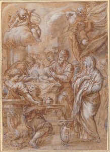 The Circumcision, Study for an Engraving MET 61.166.2