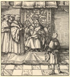 The Blue King's Council to Attack the White King by Surprise, from Der Weisskunig MET DP834073