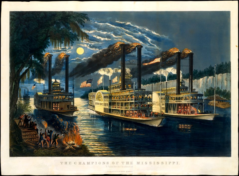 The Champions of the Mississippi – "A Race for the Buckhorns" MET DT9290