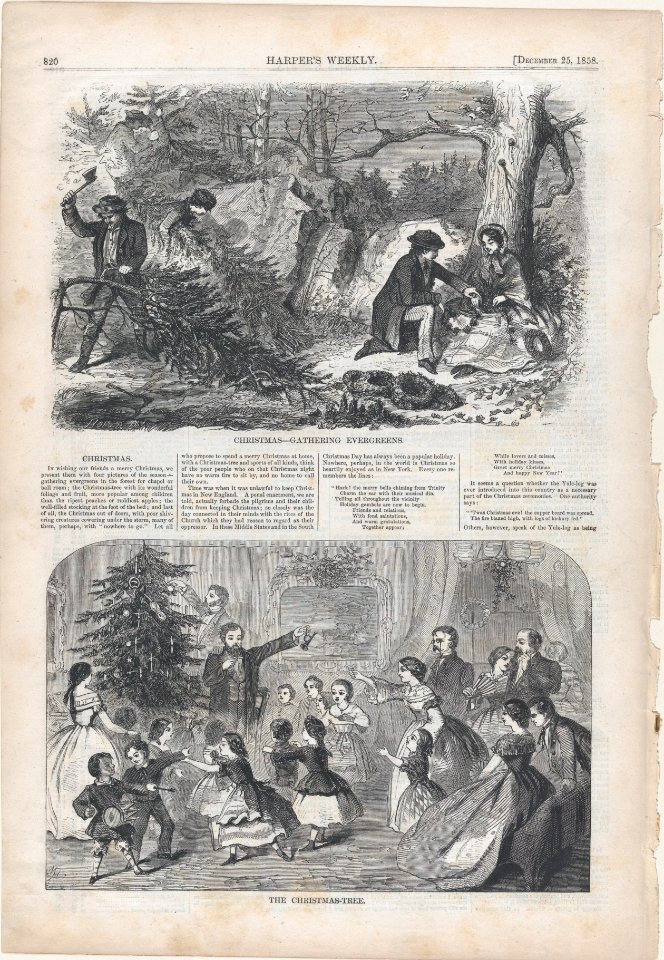 The Christmas Tree (Harper's Weekly, Vol. II) MET DP875135