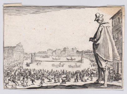 The Chariot Race on the Piazza Santa Maria Novella in Florence Met DP888307