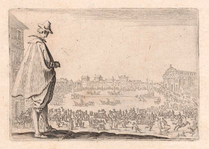 The Chariot Race on the Piazza Santa Maria Novella in Florence Met DP890559