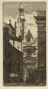 The Church of St. Etienne-du-Mont, Paris MET DP813108