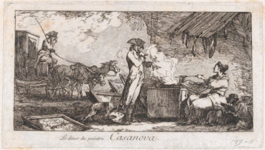 The Dinner of the Painter Casanova MET DP874673