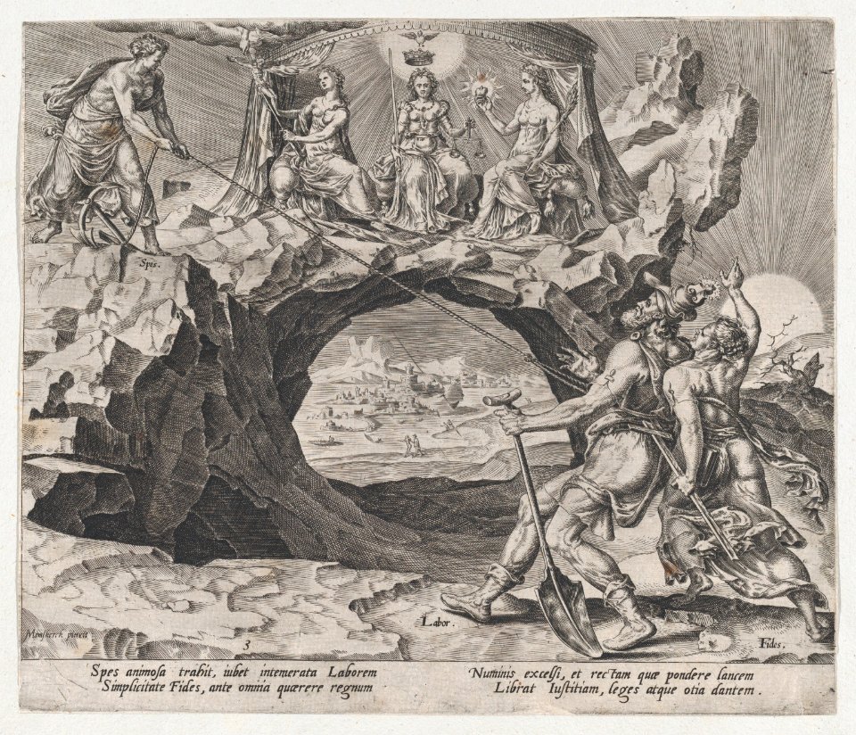 The Diligent Worker Aspiring to the Righteousness of the Lord, from The Reward of Labour and Diligence, plate 3 MET DP860330