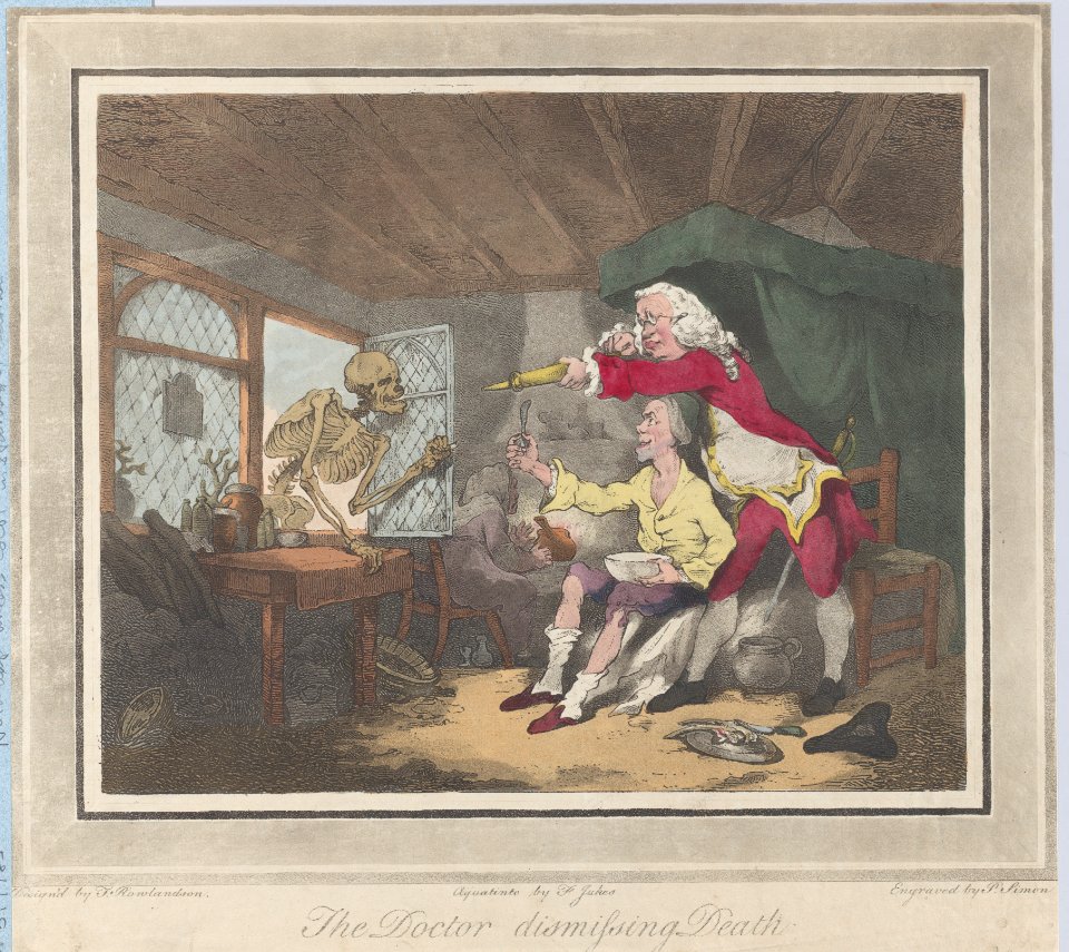 The Doctor Dismissing Death MET DP881048
