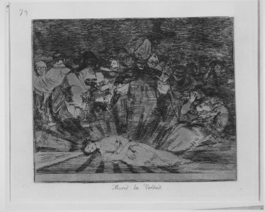 The Disasters of War (Los Desastres de la Guerra), title page MET MM8172
