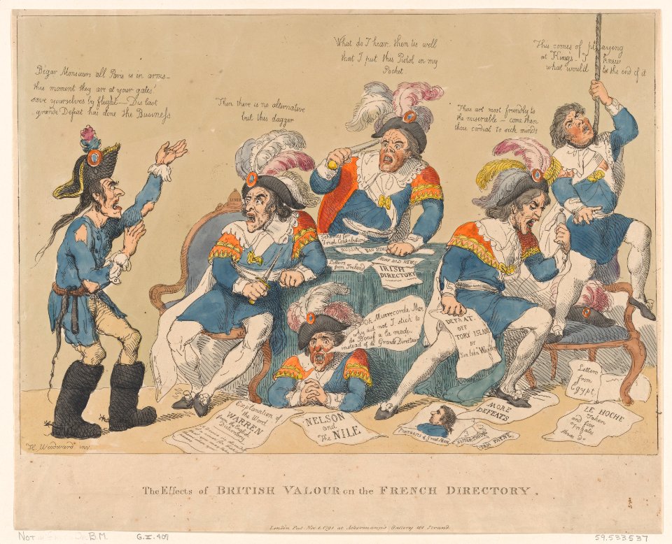 The Effects of British Valour on the French Directory MET DP872684
