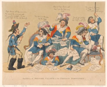 The Effects of British Valour on the French Directory MET DP872684