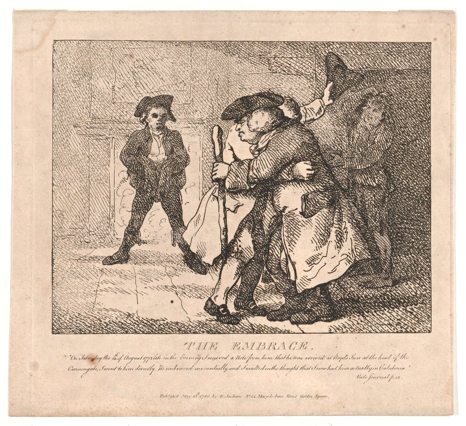 The Embrace at Boyd's Inn (Picturesque Beauties of Boswell, Part the First) MET DP871877