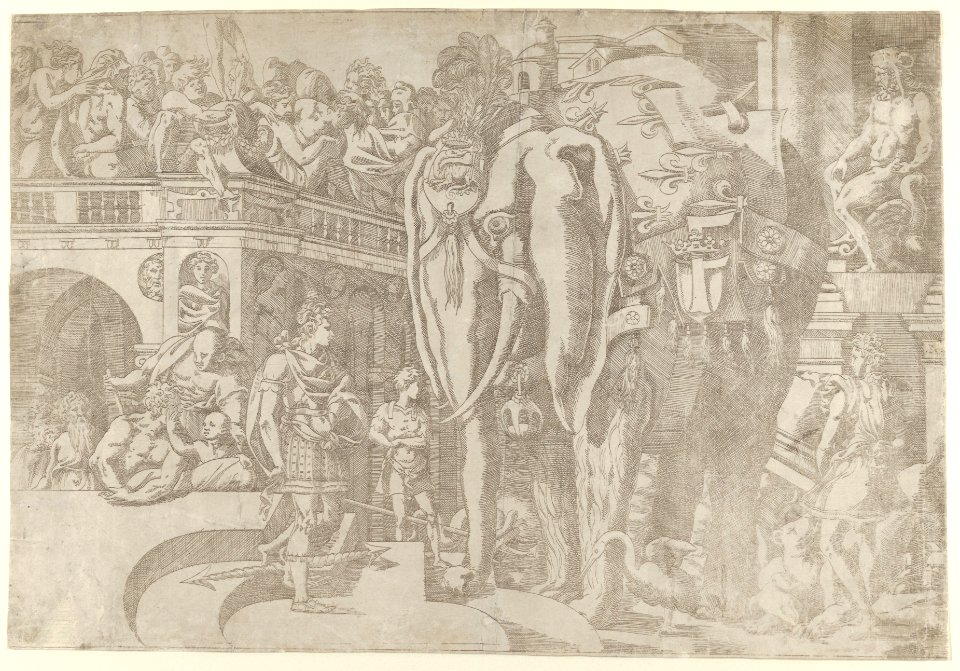 The Elephant with the Fleur de Lys MET DP855398