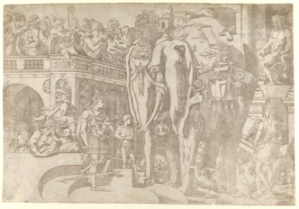 The Elephant with the Fleur de Lys MET DP855398