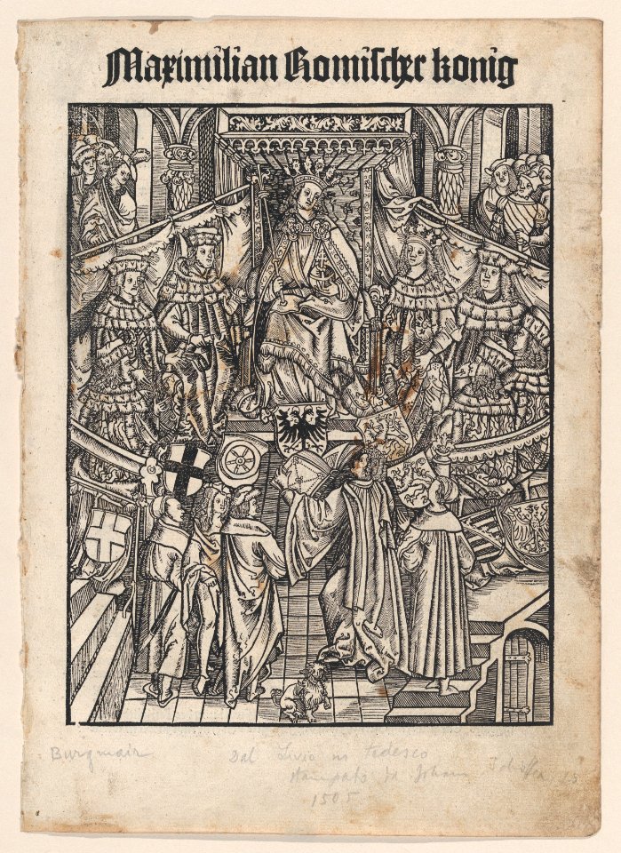 The Emperor Maximilian Receiving Livy's Roman History from the Translators MET DP873552