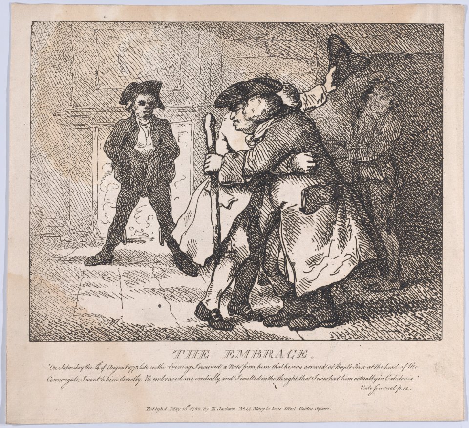 The Embrace (Picturesque Beauties of Boswell, Part the First) MET DP881464