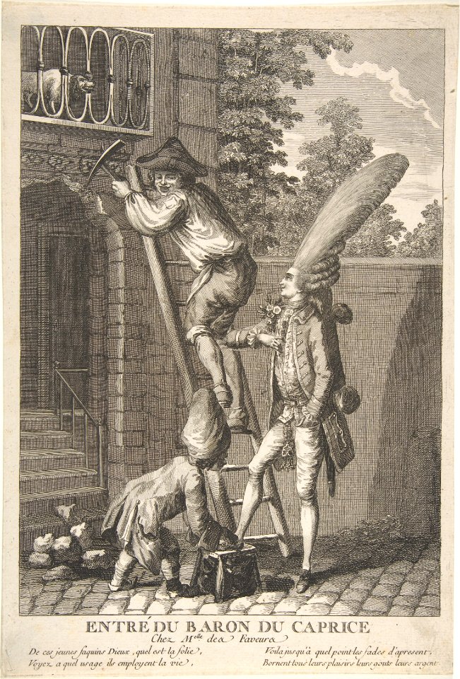 The Entry of the Baron of Caprice to the Home of Miss Favors (Entré du Baron du Caprice chez Melle des Faveurs) MET DP808230