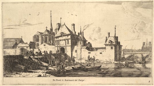 The Entrance Gate of St. Bernard in Paris MET DP825033
