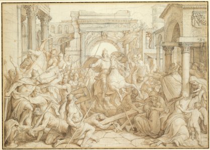 The Entrance of Charlemagne into Pavia MET 2003.85