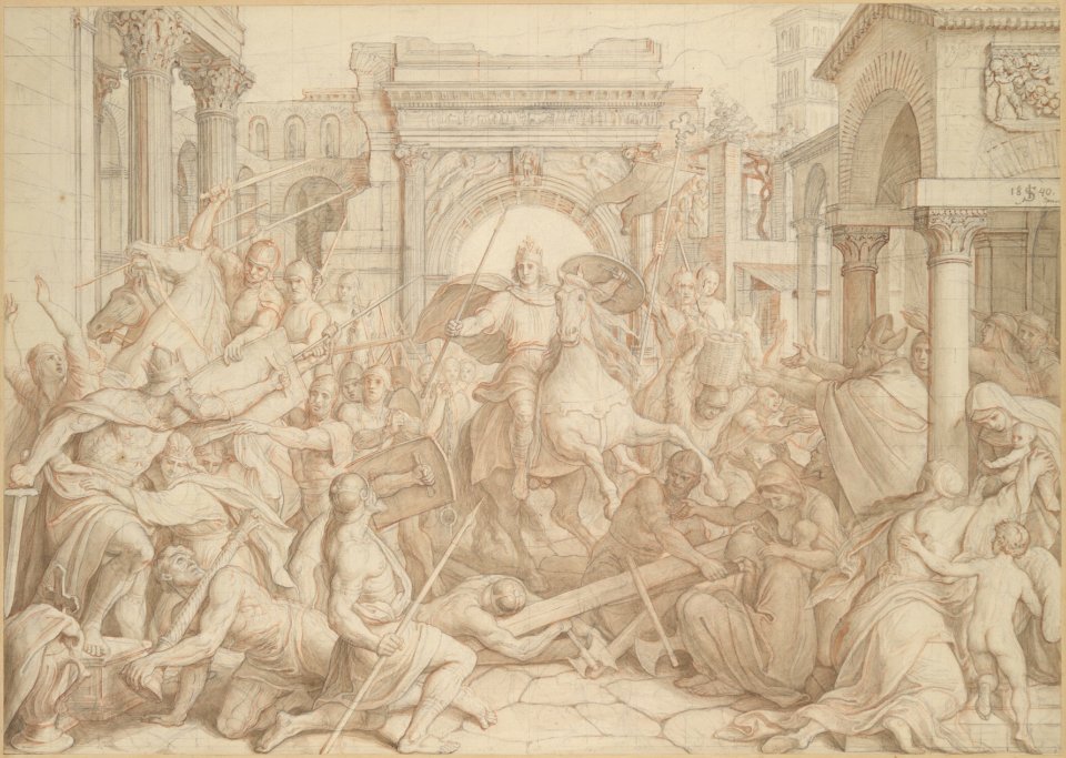 The Entrance of Charlemagne into Pavia MET DP104304