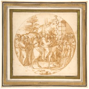 The Entrance of Christ into Jerusalem MET DP811738