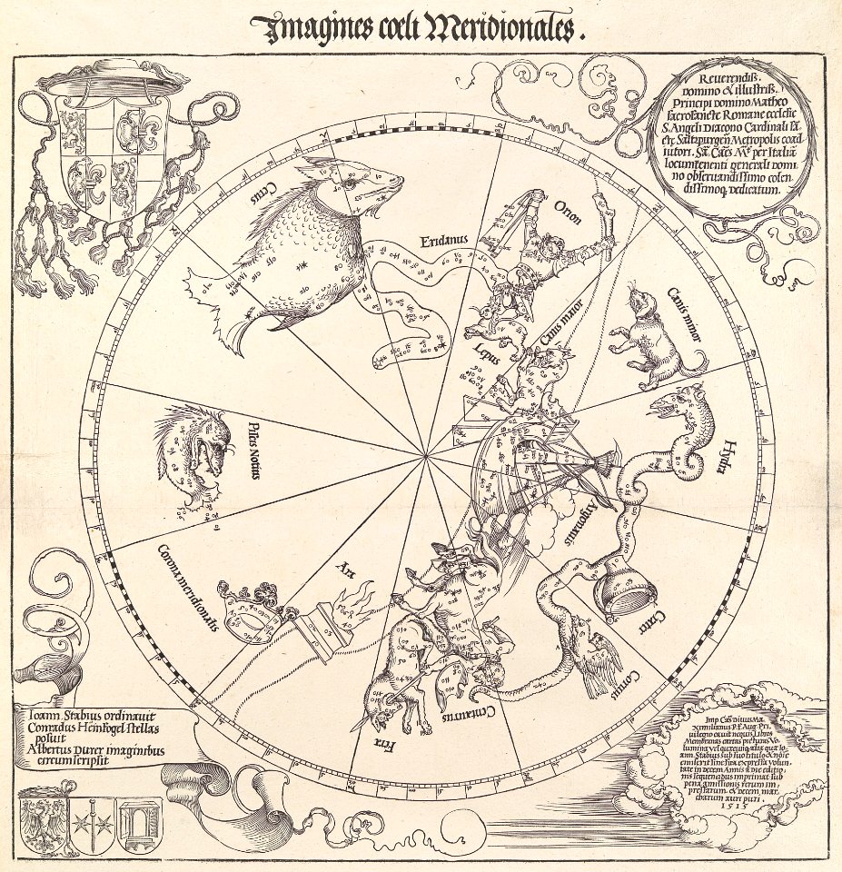 The Celestial Globe-Southern Hemisphere MET DP102236