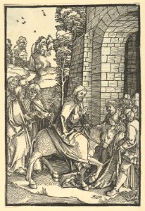 The Entry into Jerusalem, from Speculum passionis domini nostri Ihesu Christi MET DP848953