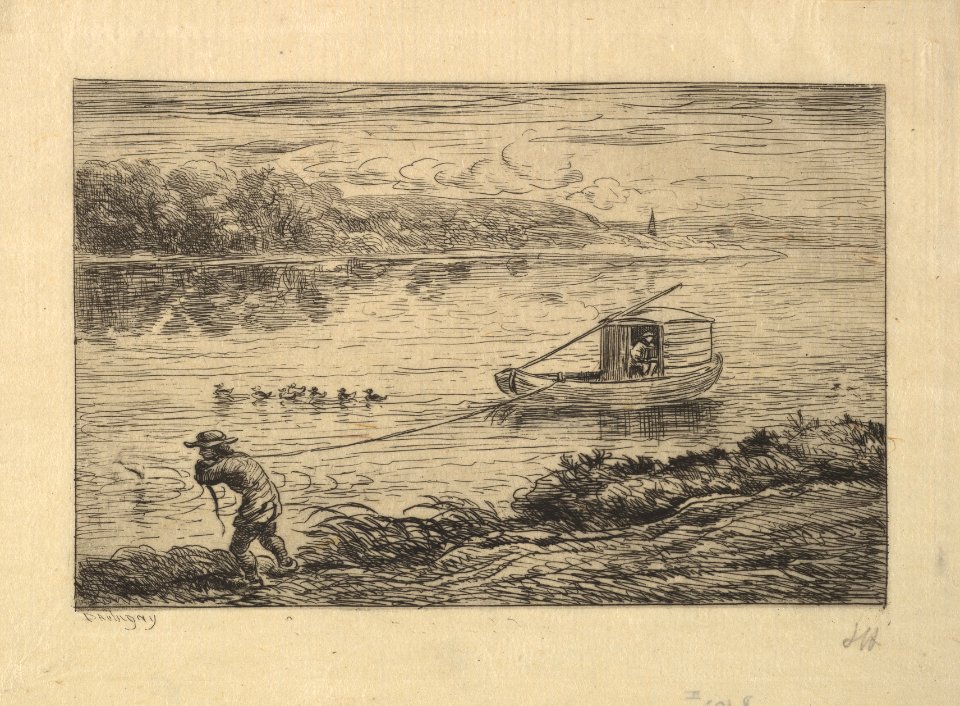 The Cabin Boy Tows the Boat MET DP822253