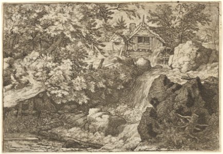 The Cascade Near the Watermill MET DP837752