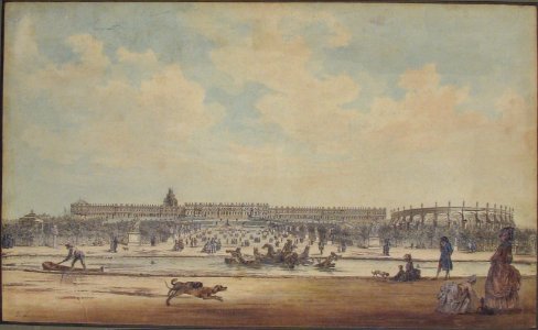 The Château de Versailles Seen from the Gardens MET 67.55.20