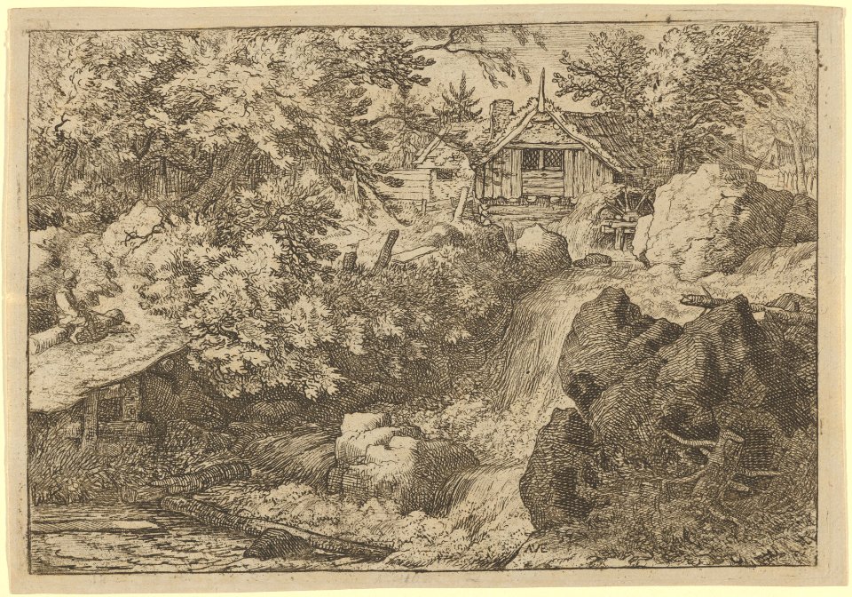 The Cascade Near the Watermill MET DP837753