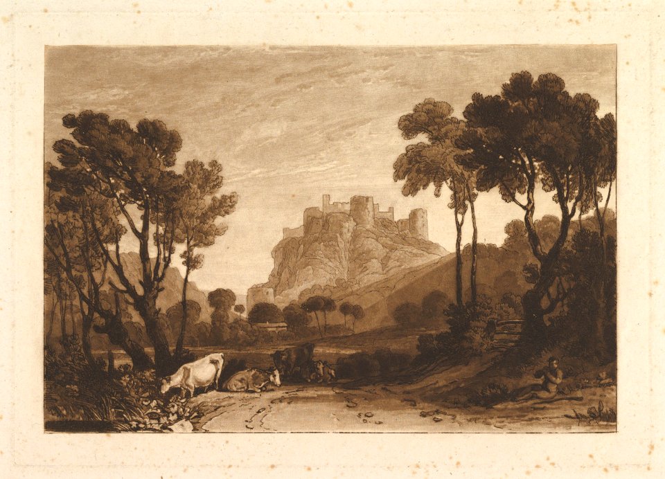 The Castle above the Meadows (Liber Studiorum, part II, plate 8) MET DP821372